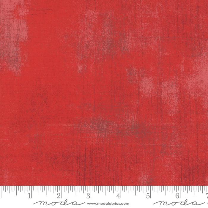 Red Grunge Basics Cherry 44"/45" Per Yard Moda Fabrics & Supplies