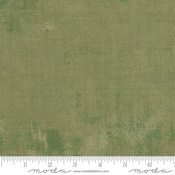 Green Grunge Basics Vert 44"/45" Per Yard Moda Fabrics & Supplies