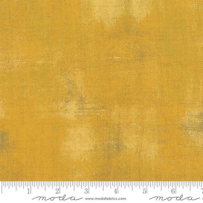Moda Grunge Basics quilting cotton blender fabric in Mustard