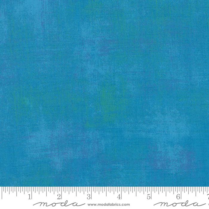 Blue Grunge Basics Turquoise 44"/45" Per Yard Moda Fabrics & Supplies