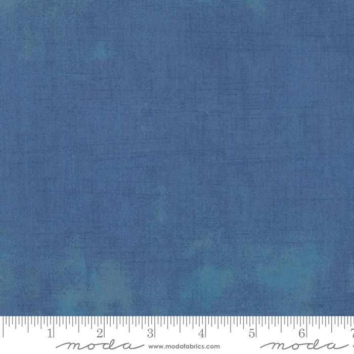 Blue Grunge Basics Sea 44"/45" Per Yard Moda Fabrics & Supplies