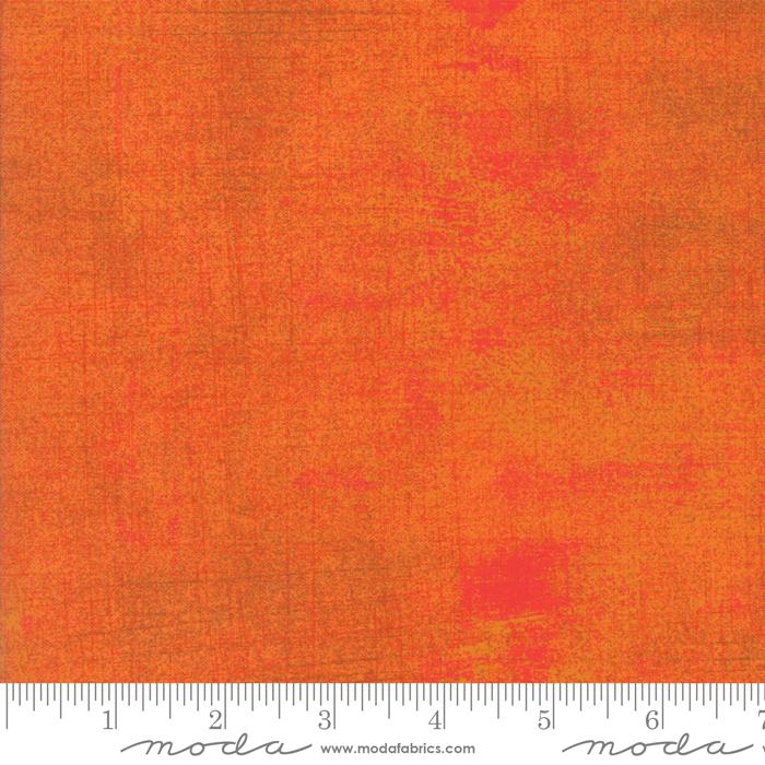 Orange Grunge Basics Russet Orange 44"/45" Per Yard Moda Fabrics & Supplies