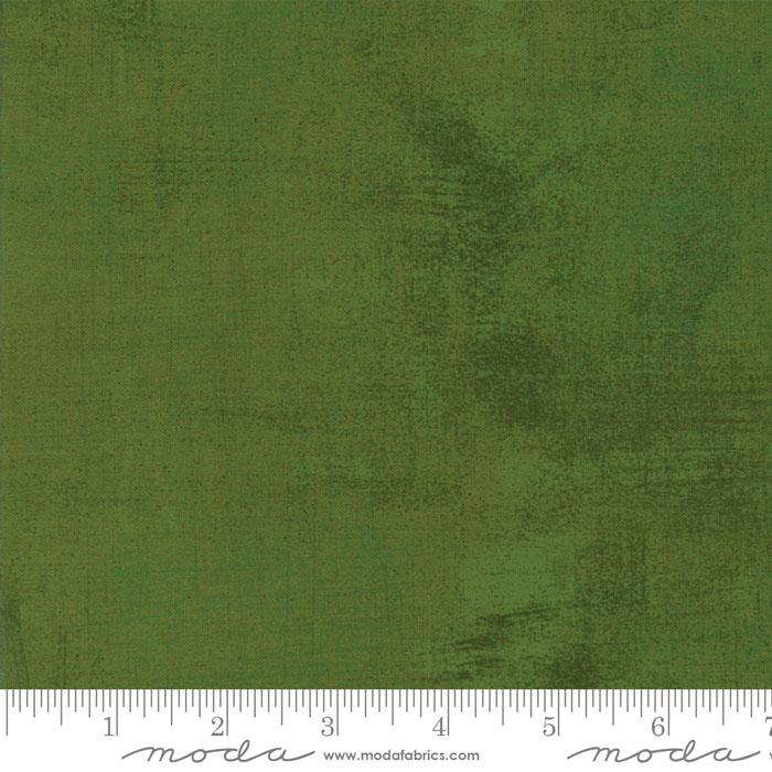 Moda Grunge Basics quilting cotton blender fabric in Olive Branch