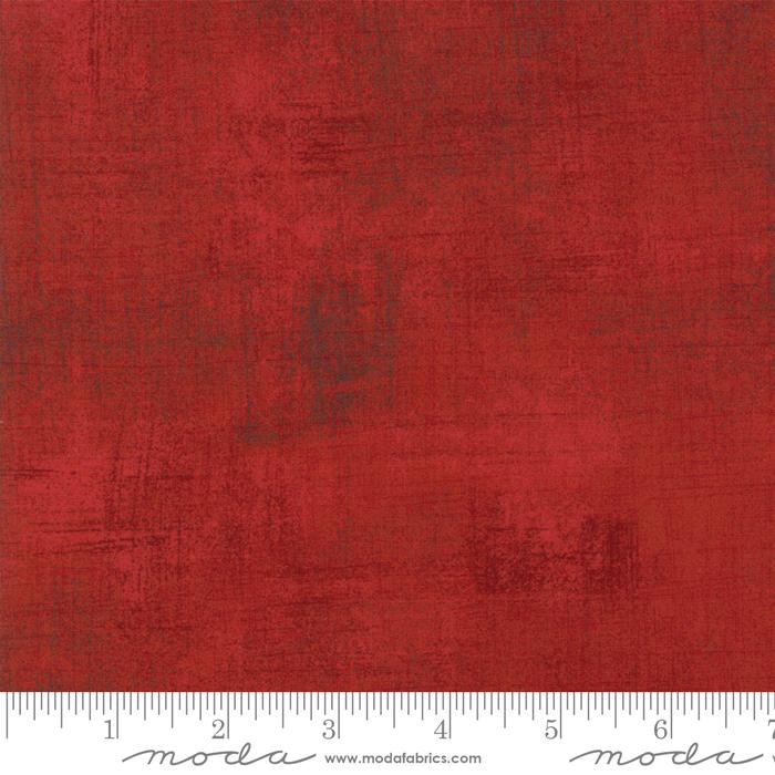 Red Grunge Basics Winter Cherry 44"/45" Per Yard Moda Fabrics & Supplies