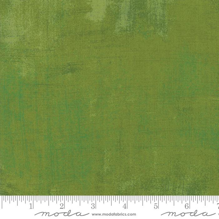 Green Grunge Basics Zesty Apple 44"/45" Per Yard Moda Fabrics & Supplies