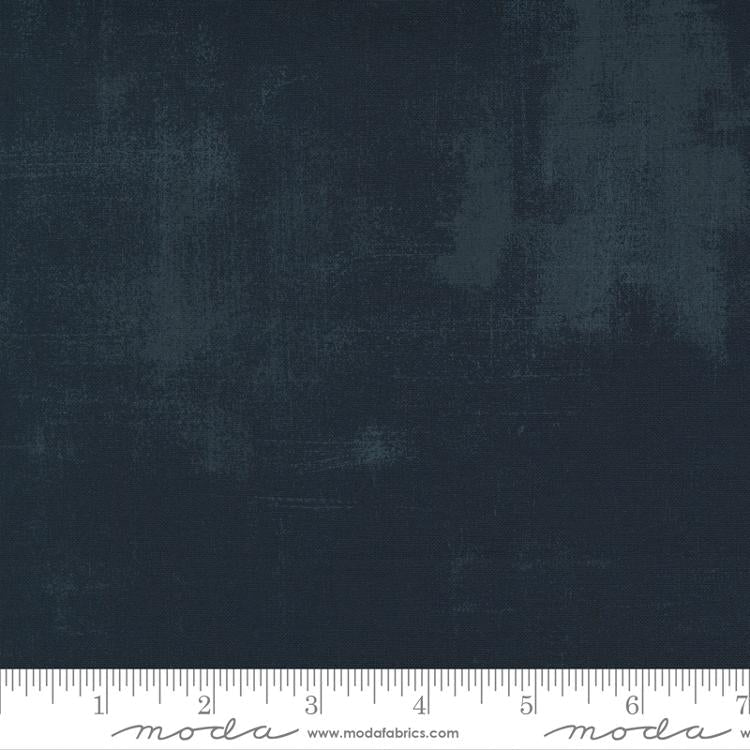 Moda Grunge Basics quilting cotton blender fabric in Dull Black