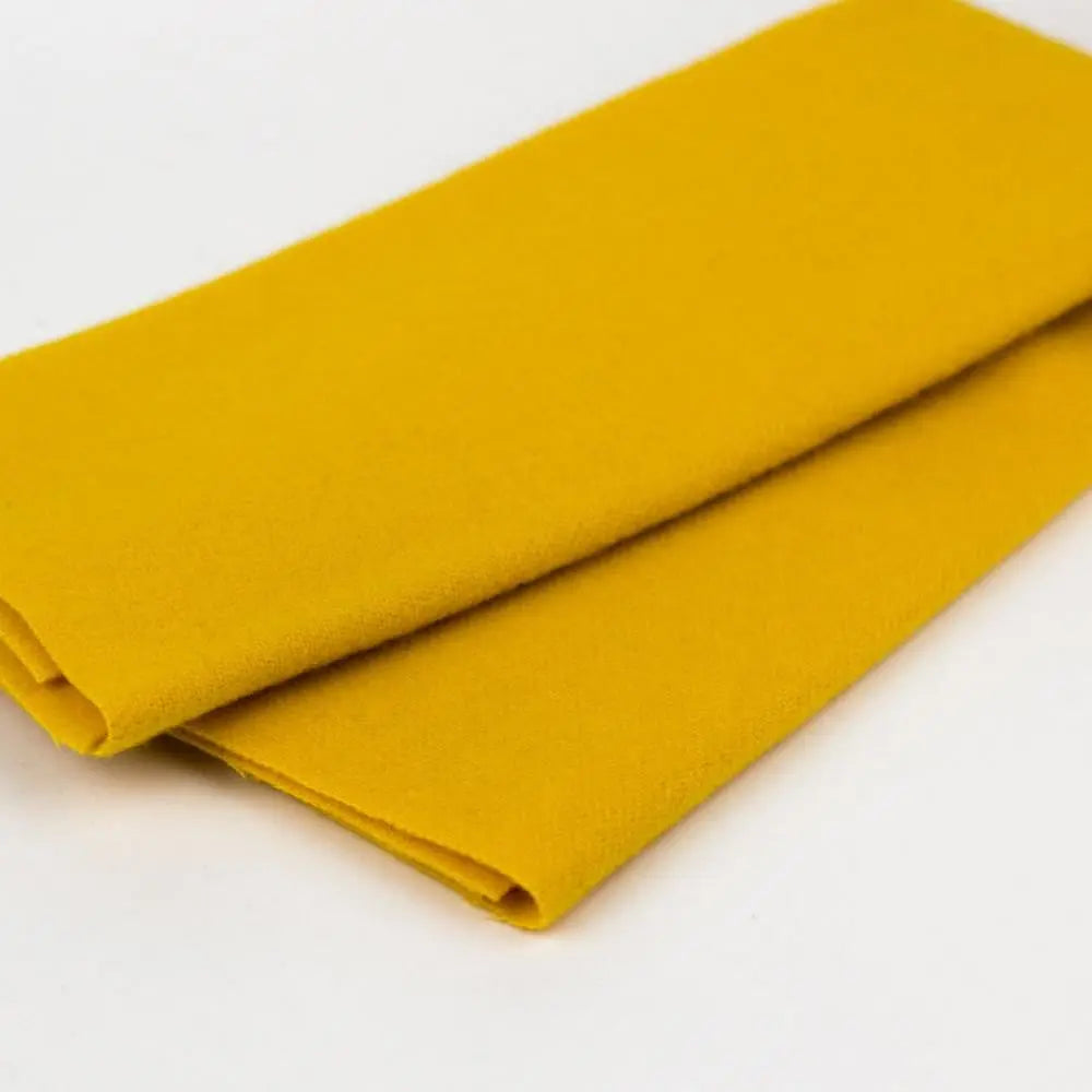 LN33 - Goldenrod Merino Wool Fabric WonderFil USA