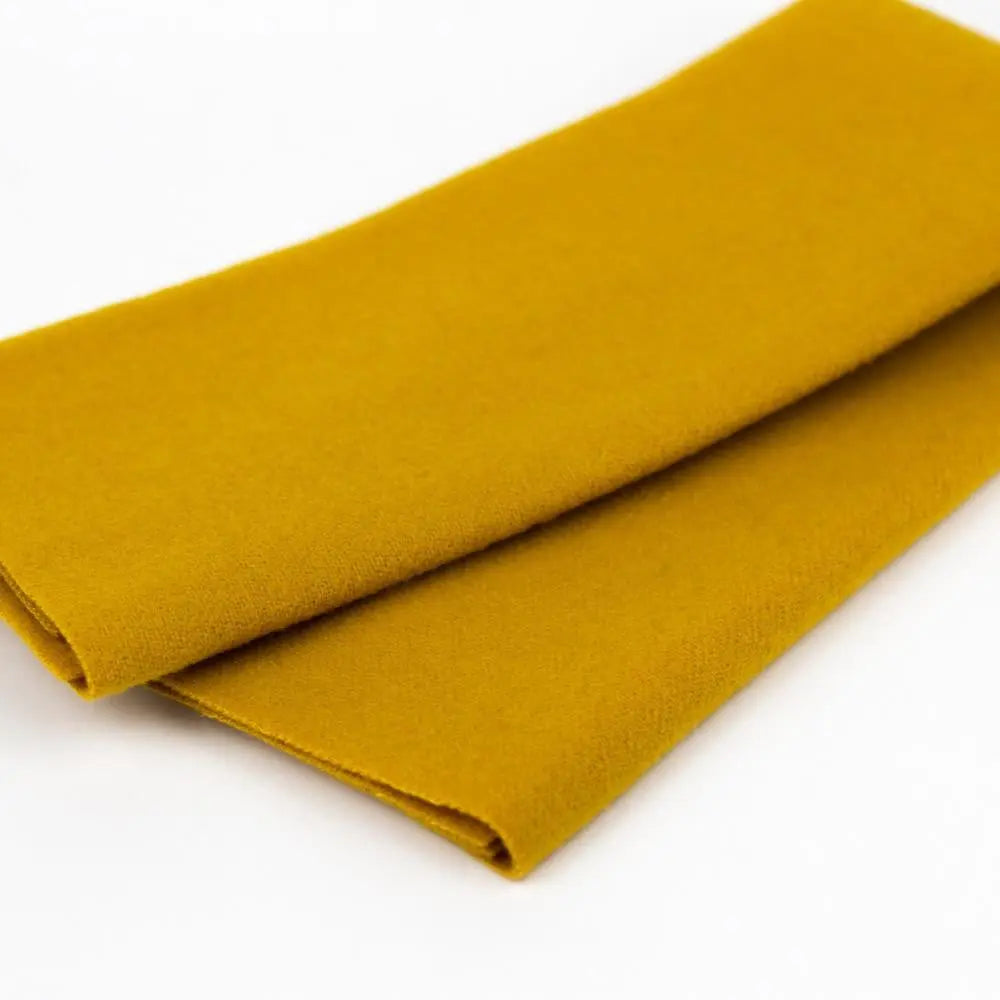 LN35 - Old Gold Merino Wool Fabric WonderFil USA
