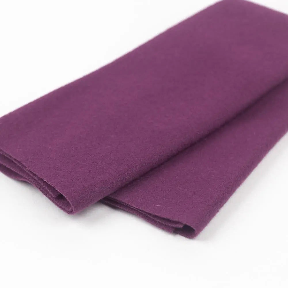 LN38 - Plum Merino Wool Fabric WonderFil USA