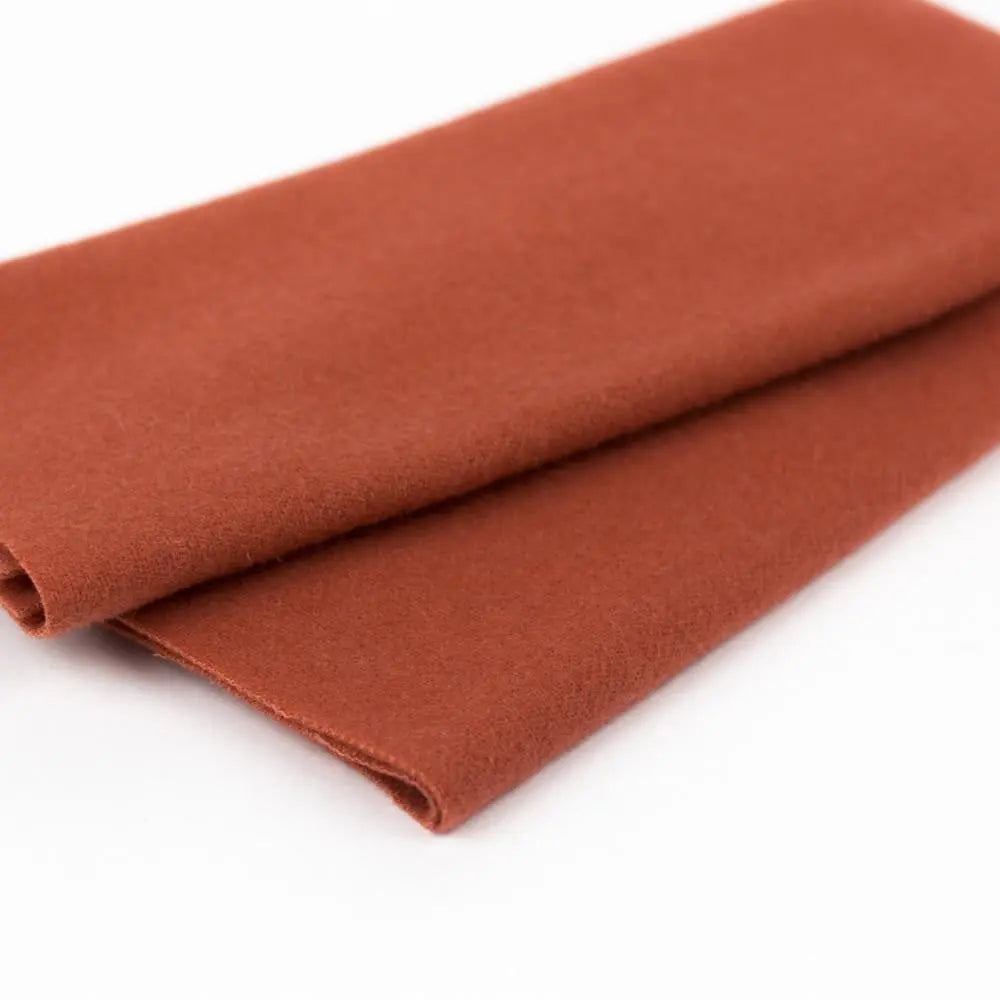 LN48 - Persimmon Merino Wool Fabric WonderFil USA
