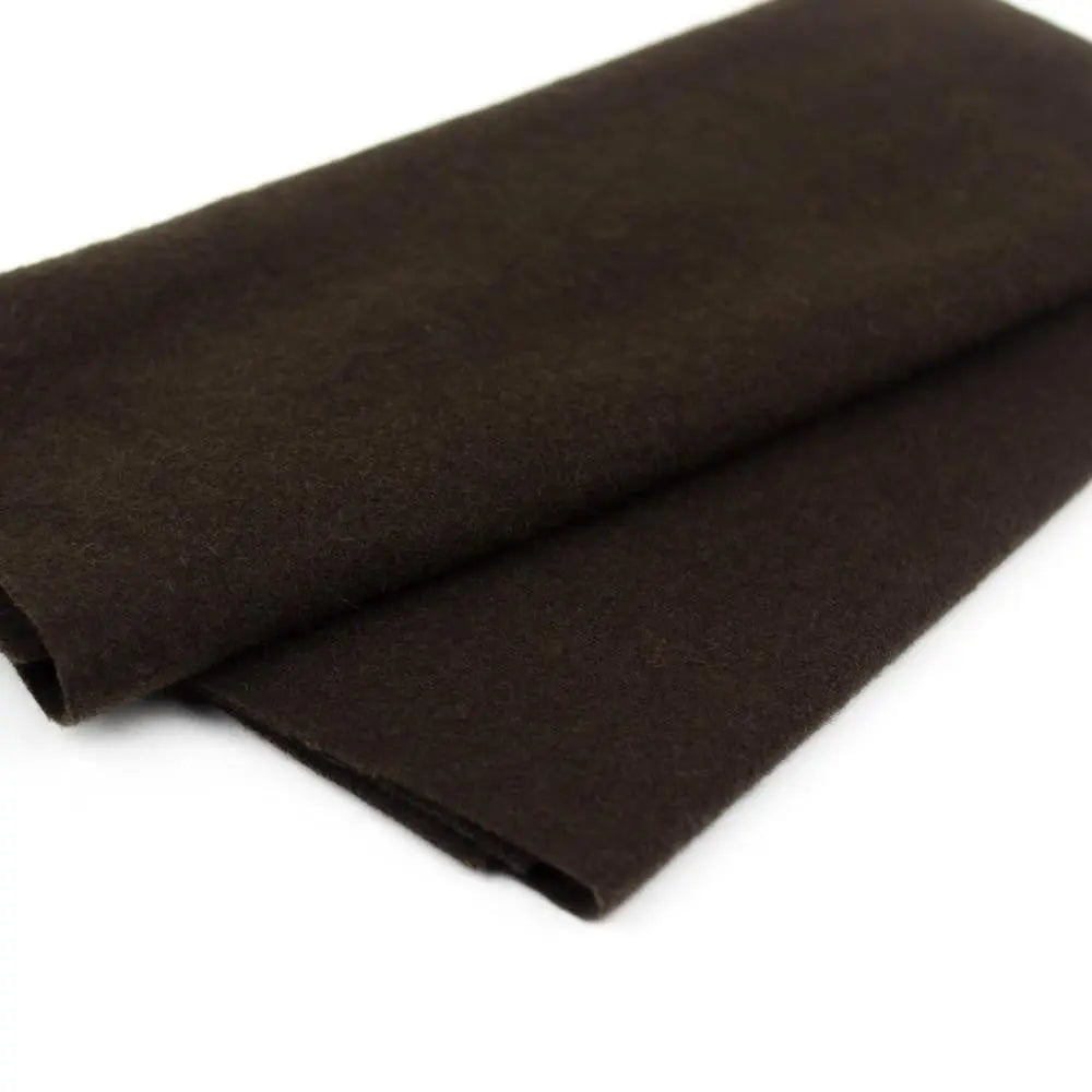 LN52 - Dark Chocolate Merino Wool Fabric WonderFil USA