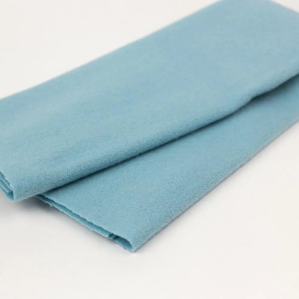 LN53 - Baby Blue Merino Wool Fabric WonderFil USA
