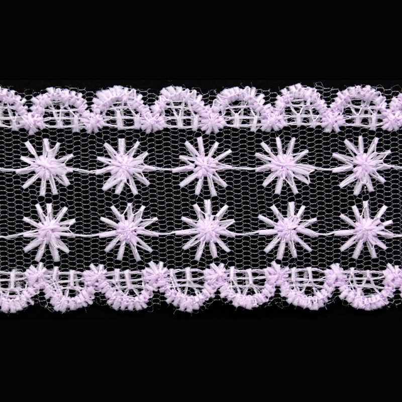 Lace Trimming - 1 1/2-Inch Width (10 Yard Roll) - BFL-100-21 Lilac