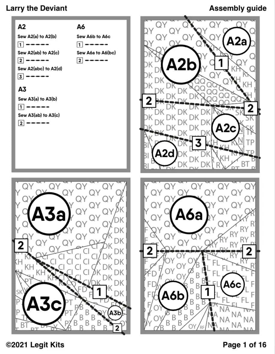 Larry the Deviant Pattern Legit Kits