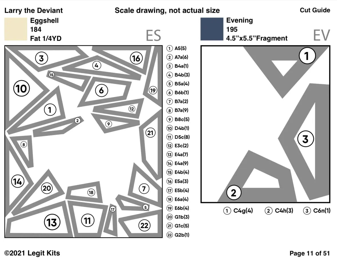 Larry the Deviant Pattern Legit Kits