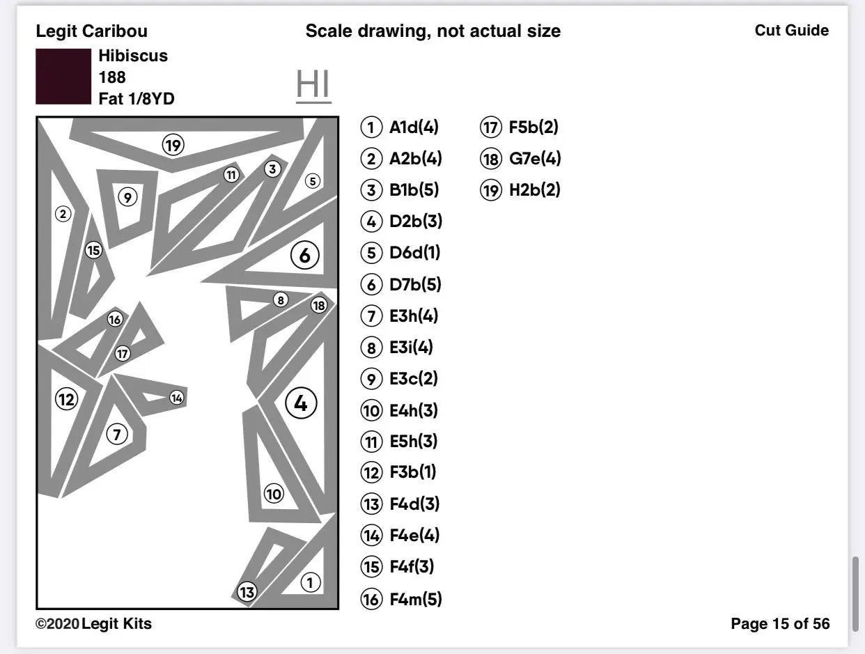 Legit Caribou Pattern Legit Kits