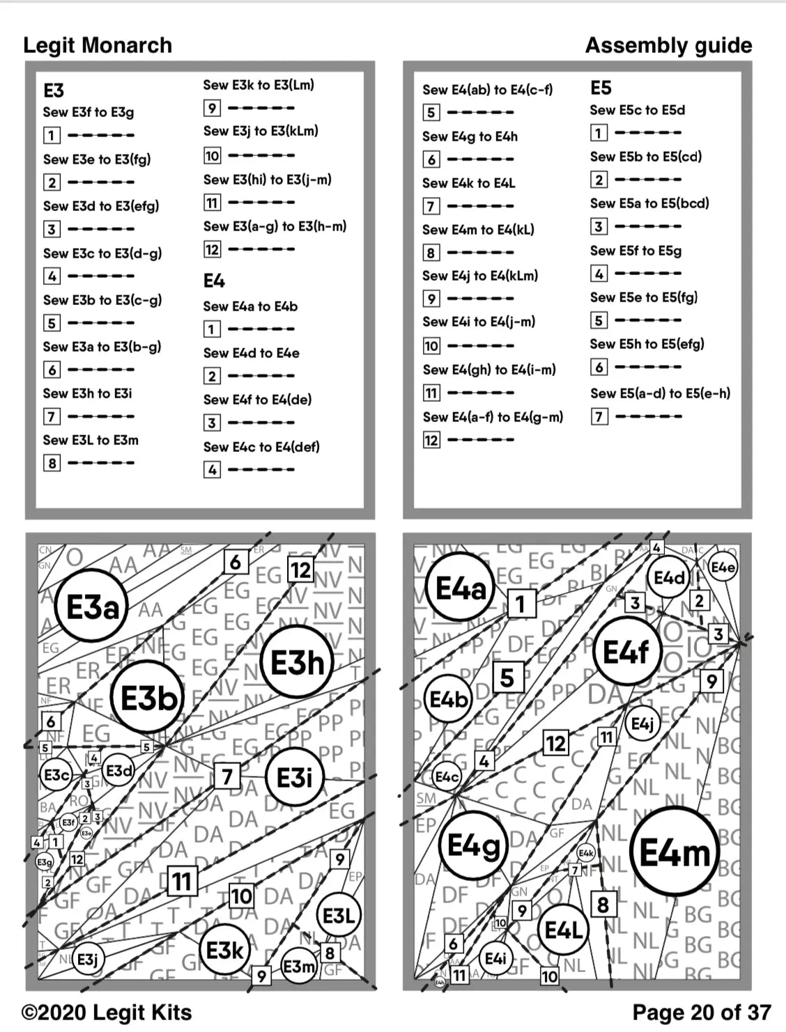 Legit Monarch Pattern Legit Kits
