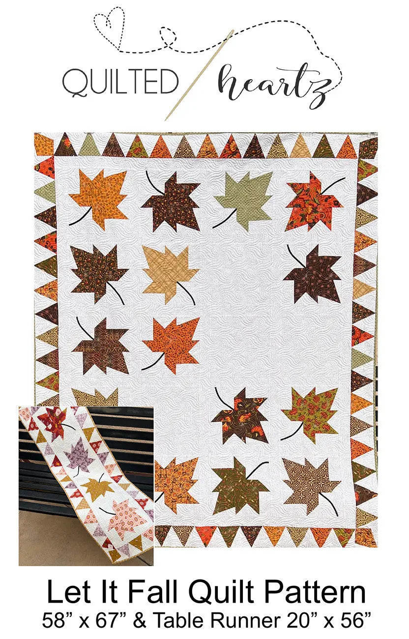 Let It Fall Quilt & Table Runner Pattern Checker Distributor