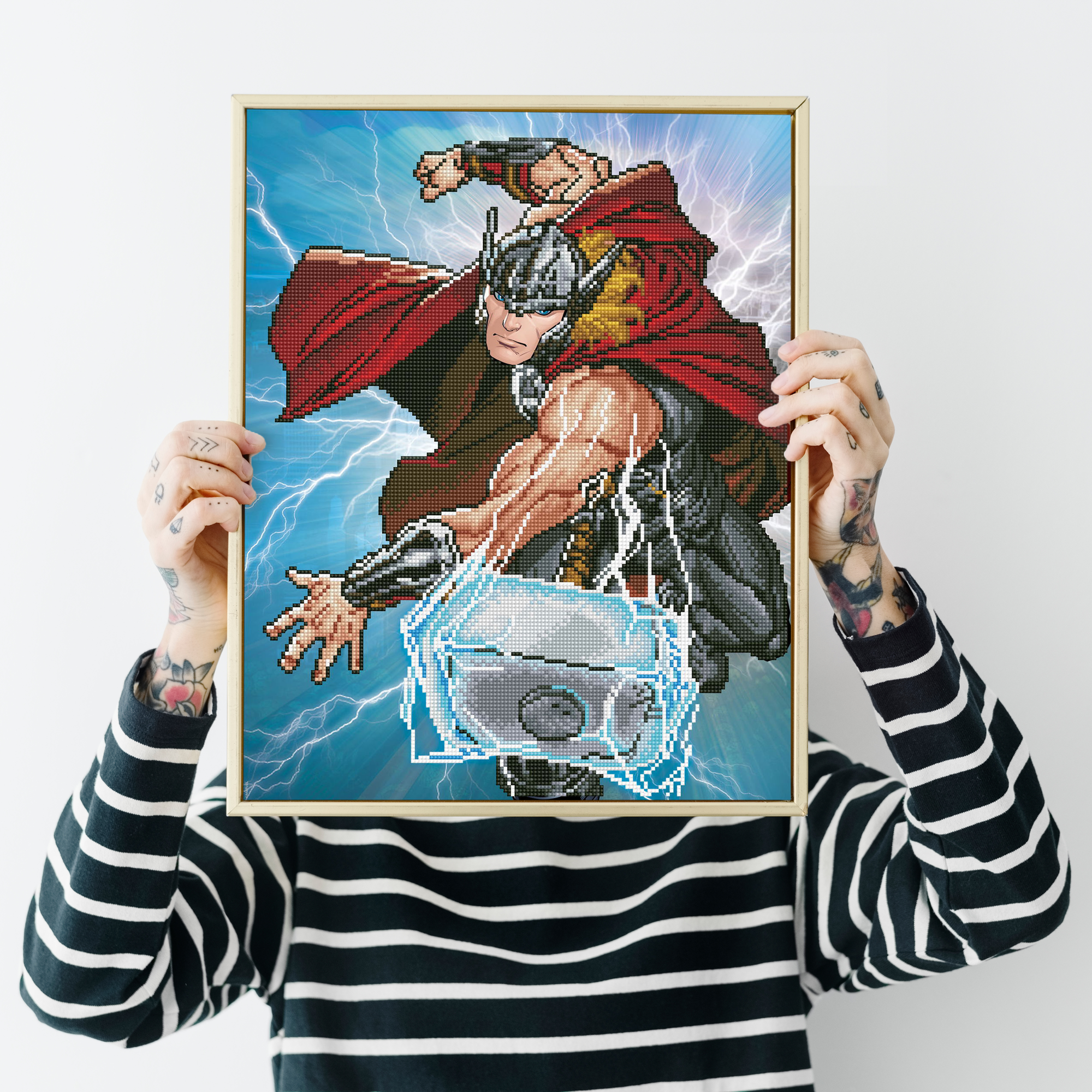 Diamond Dotz Thor Strikes - 16.5" x 20.9"