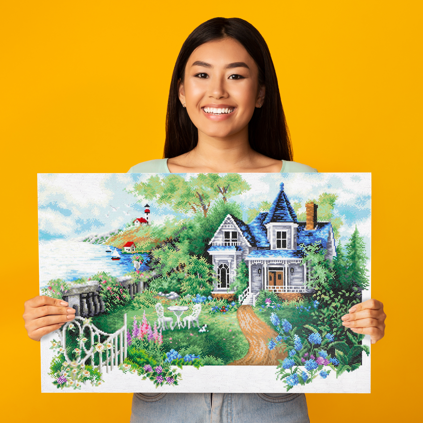 Diamond Dotz Summer Hideaway - 35.4" x 24.0"