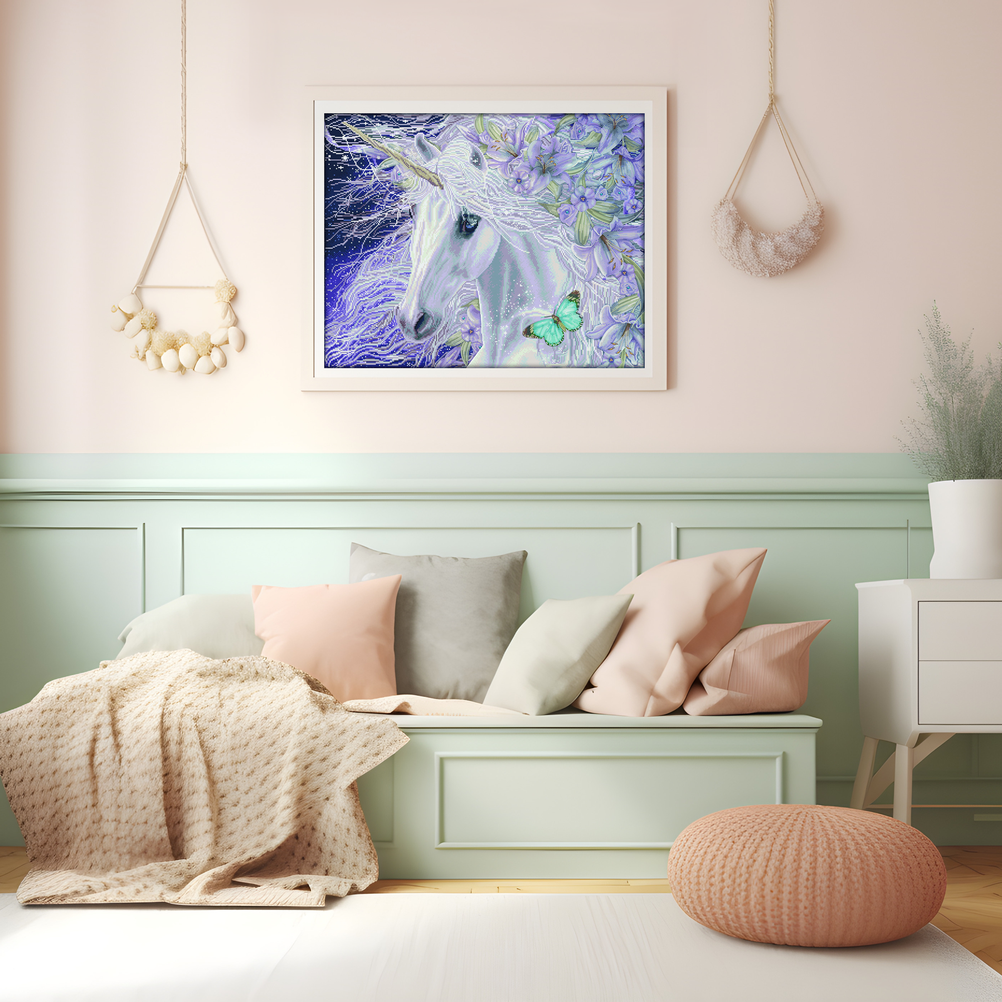 Diamond Dotz Lillicorn - 33.1" x 26.4"