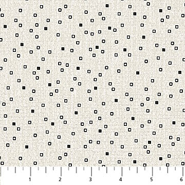 Light Gray Tiny Dots Haberdashery Flannel Fabric per Yard