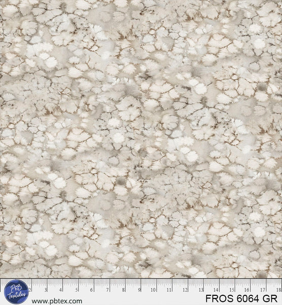 Light Grey Frost FROS-6064-GR Cotton 44”/45” Fabric Per Yard