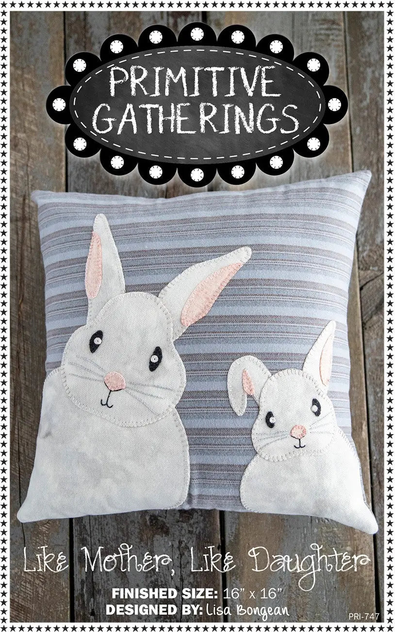 Like Mother Like Daughter Pillow - Linda's Electric Quilters