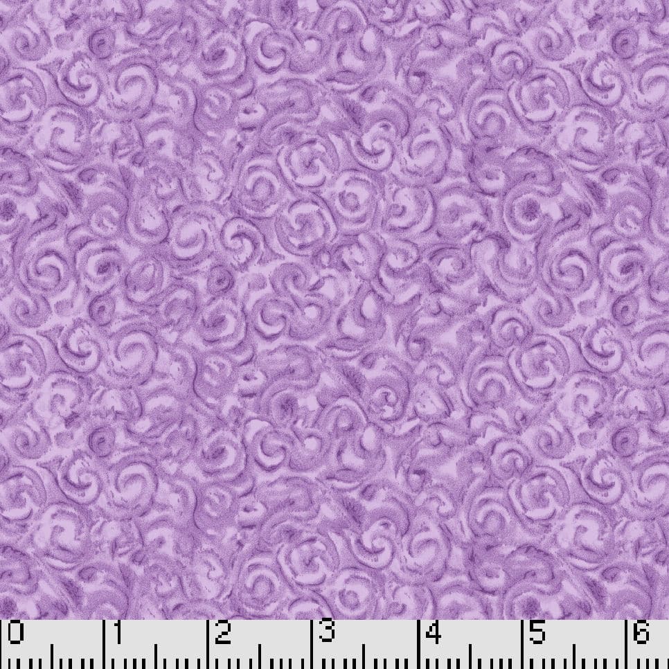 Lilac Twister 45" Wide Cotton Fabric Per Yard