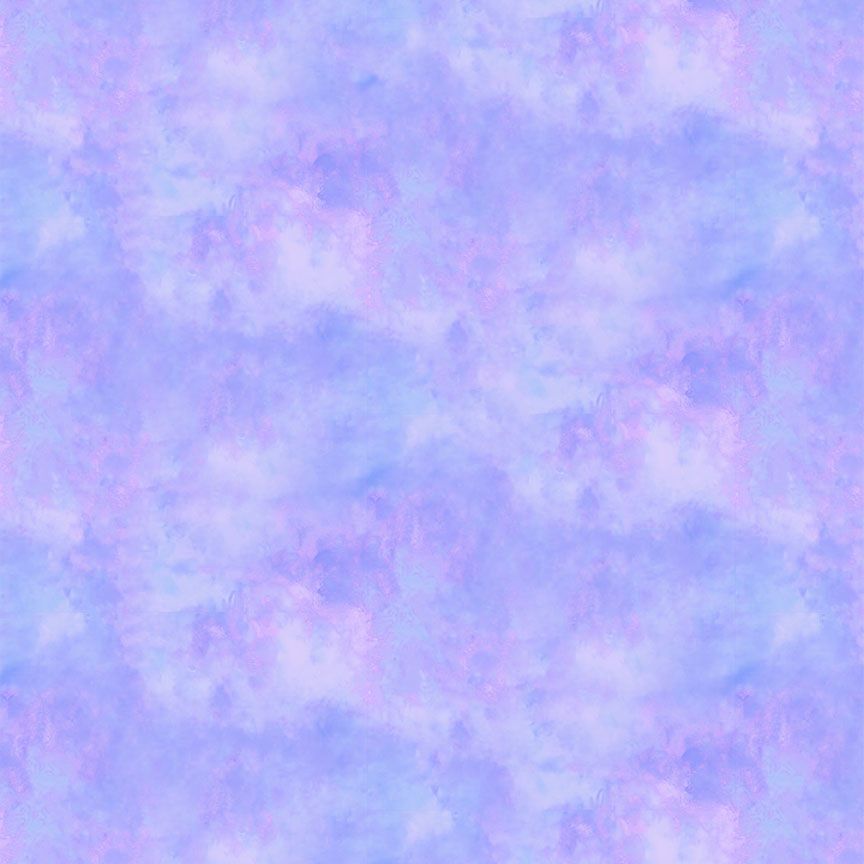 Lilac Water Color Texture Wild Beauty Cotton 44"/45" Fabric Per Yard