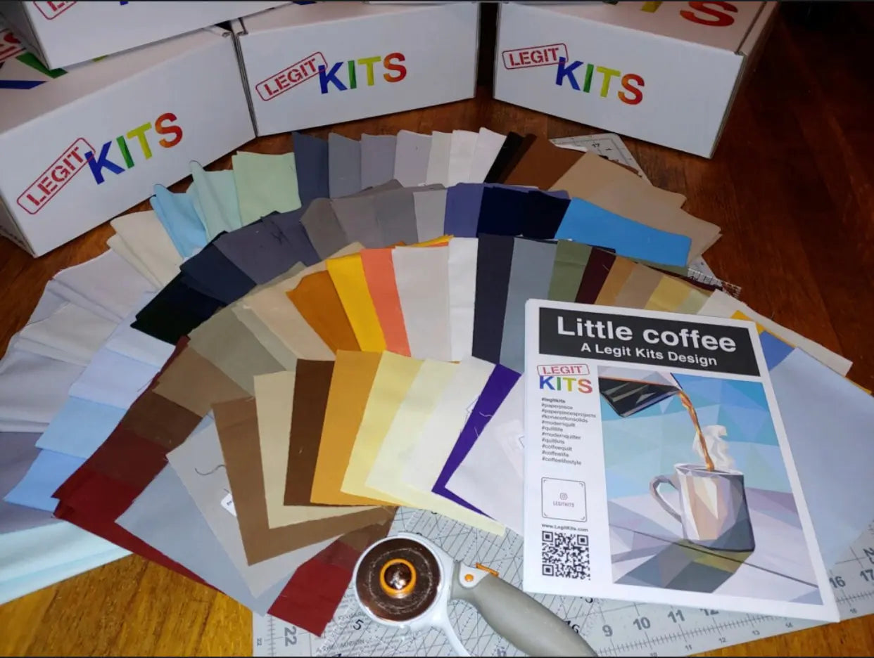 Little Coffee Quilt  Kit Legit Kits