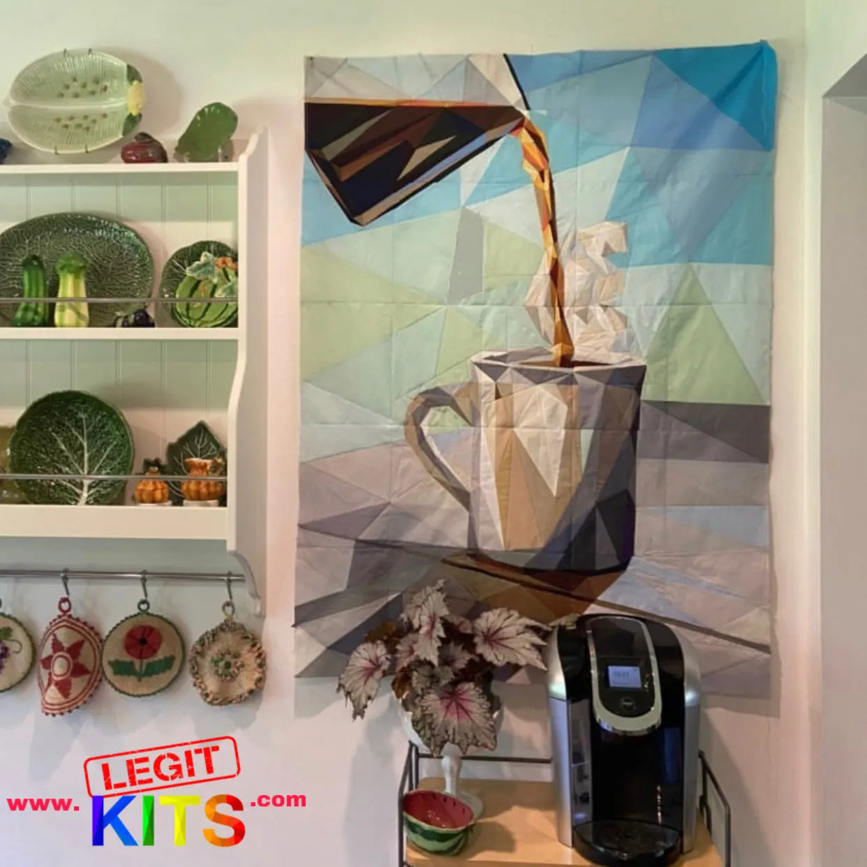 Little Coffee Quilt  Kit Legit Kits