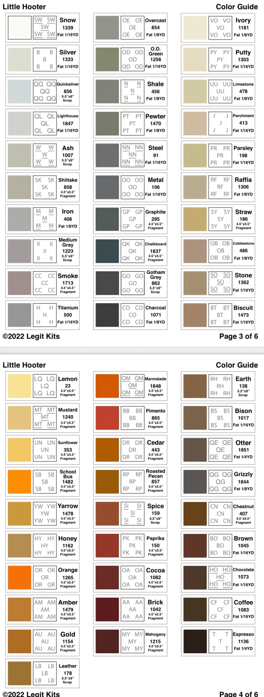 Little Hooter Pattern Legit Kits