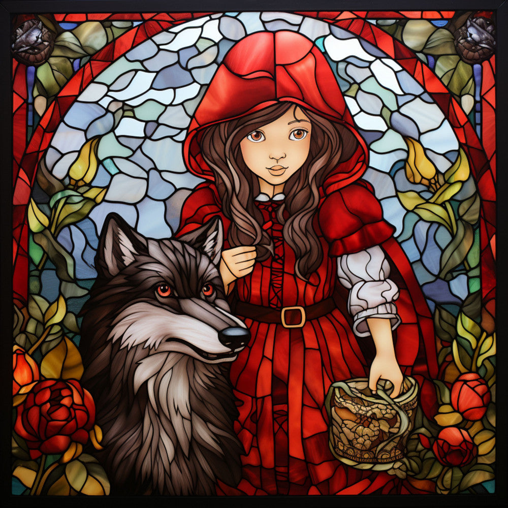 Little Red Riding Hood Fabric Panel 11 QuiltingFabricPanels
