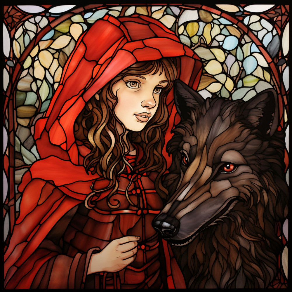 Little Red Riding Hood Fabric Panel 12 QuiltingFabricPanels