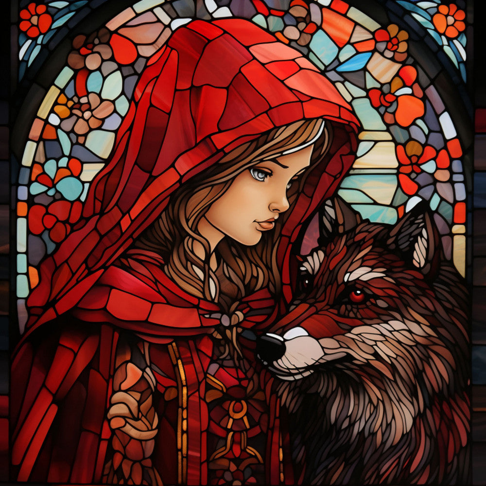 Little Red Riding Hood Fabric Panel 9 QuiltingFabricPanels