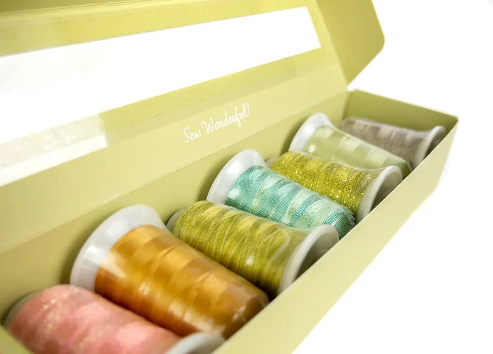 Lizzy’s Texture Medley by Edyta Sitar - Mixed Thread Pack WonderFil USA