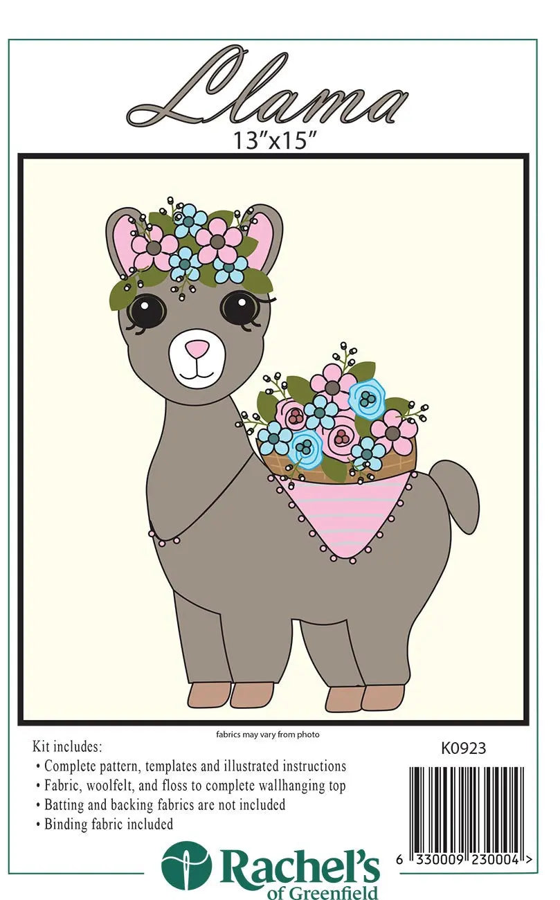Llama Wall Quilt Hanging Kit