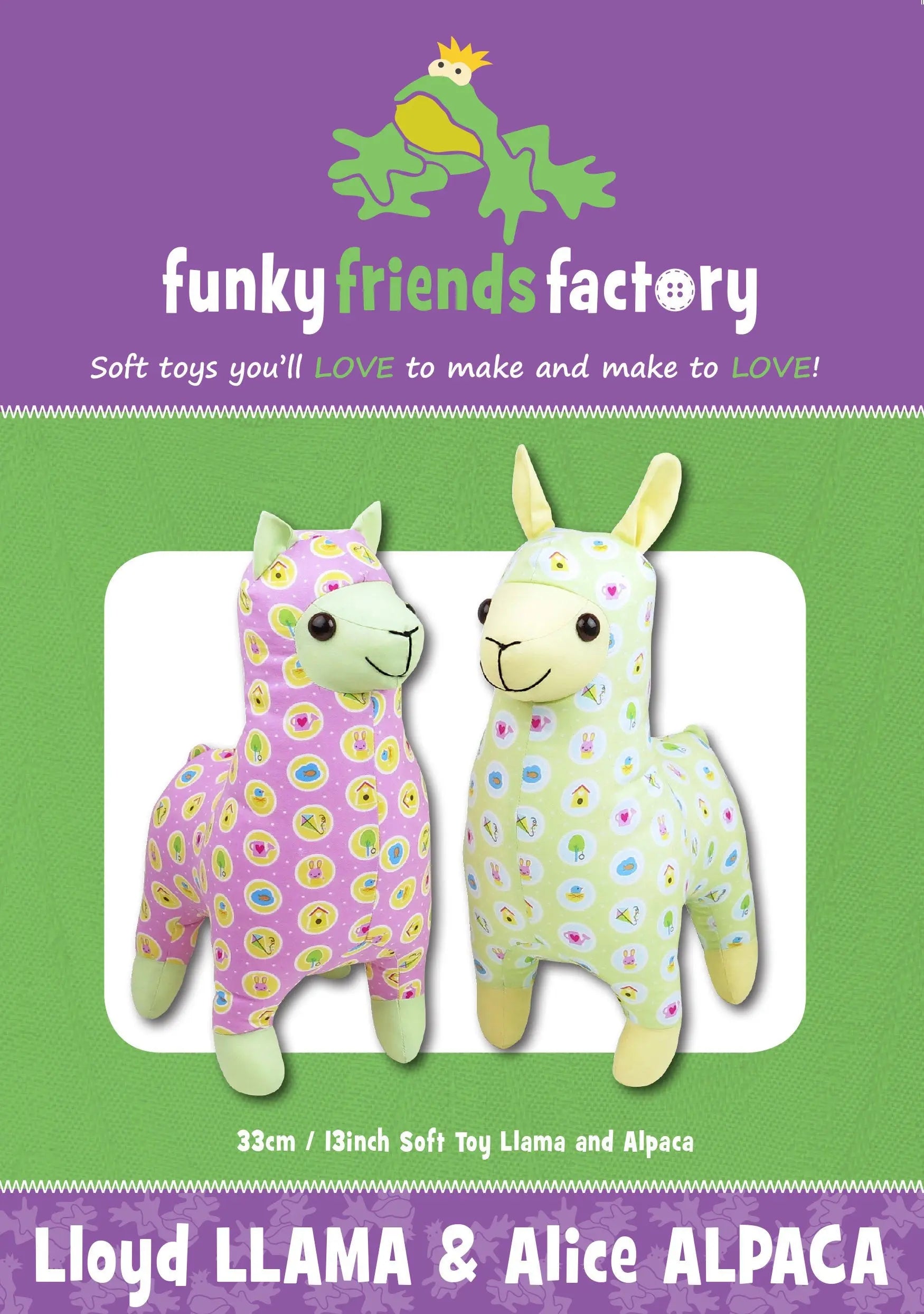 Lloyd Llama & Alice Alpaca - Linda's Electric Quilters
