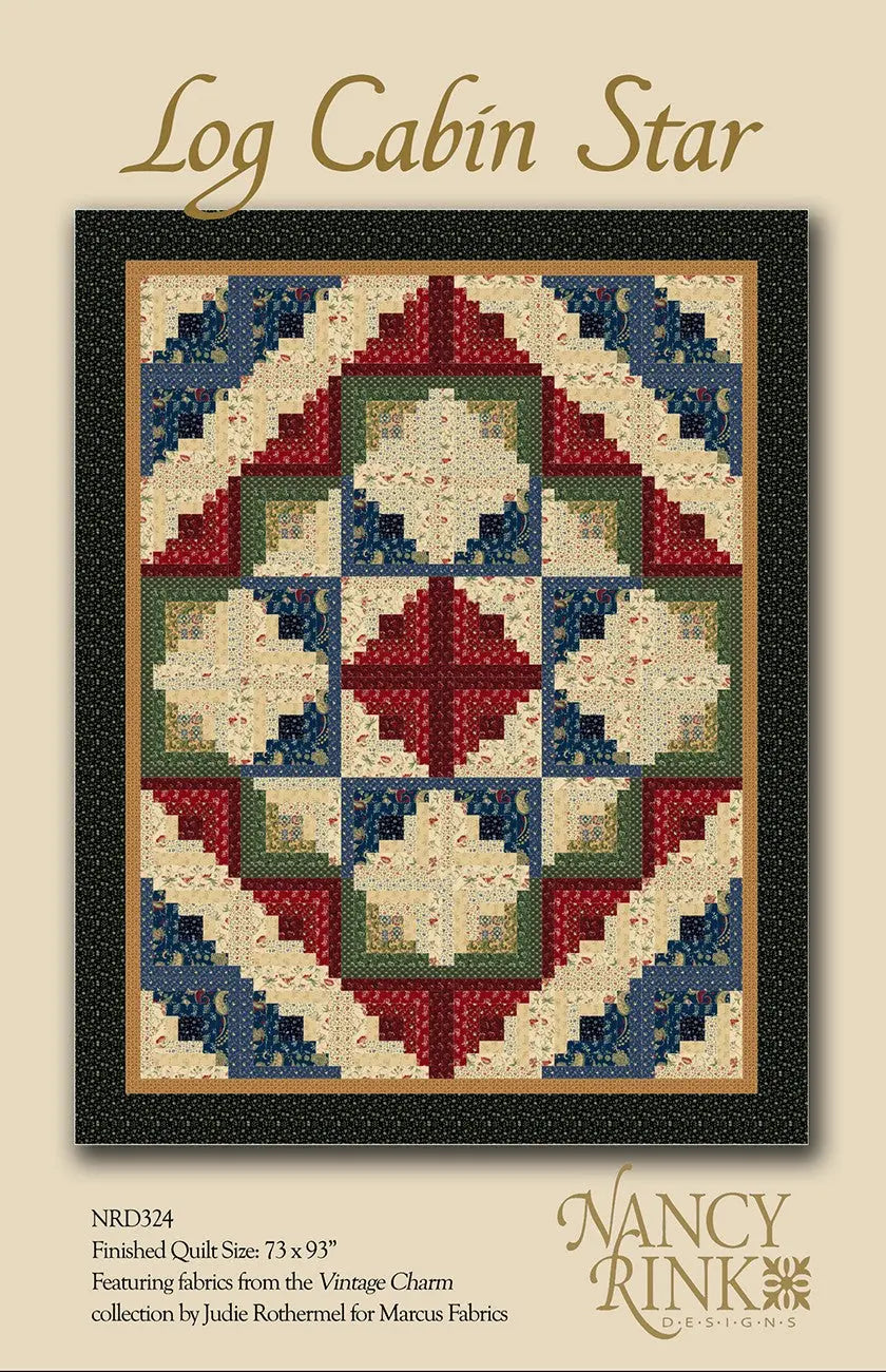 Log Cabin Star - Linda's Electric Quilters