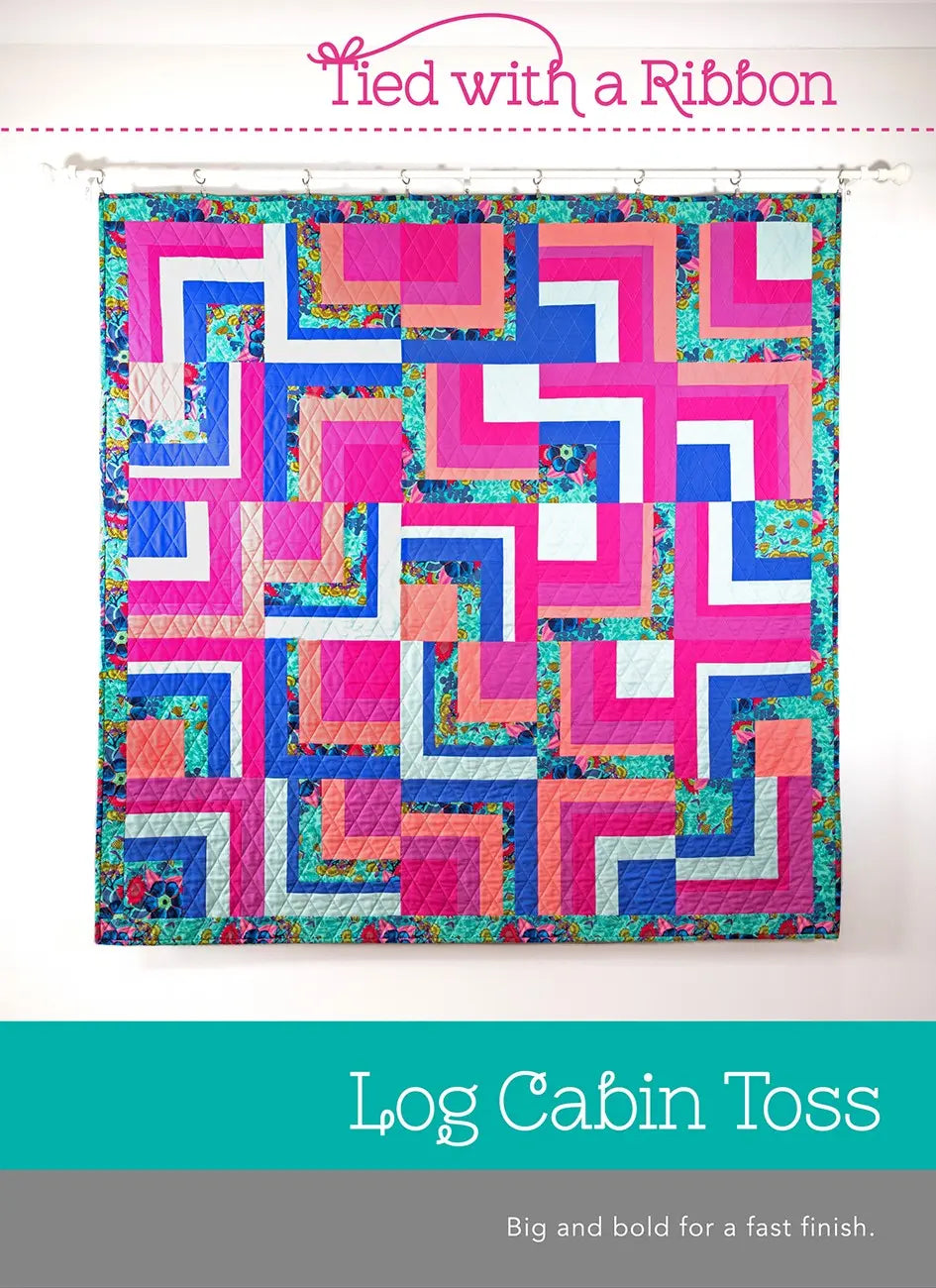 Log Cabin Toss - Linda's Electric Quilters