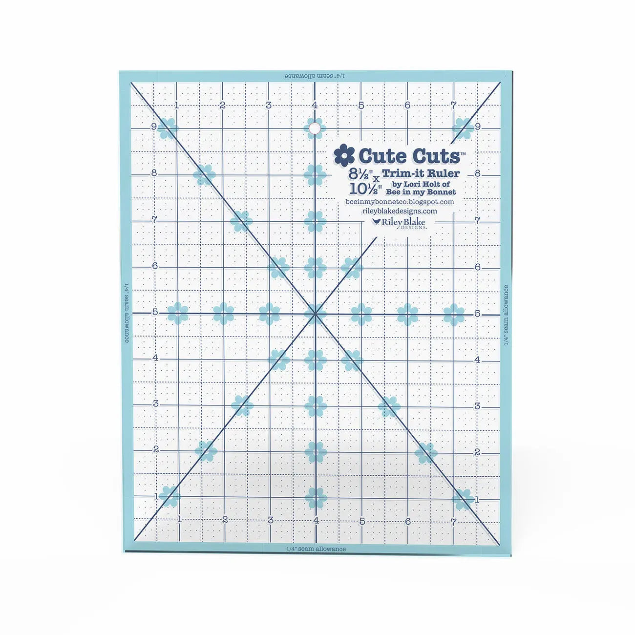 Lori Holt Cute Cuts™ Trim-it™ Ruler 8-1/2in x 10-1/2in