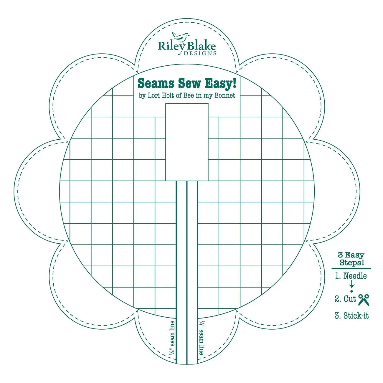 Lori Holt Seam Guide In Color Jade