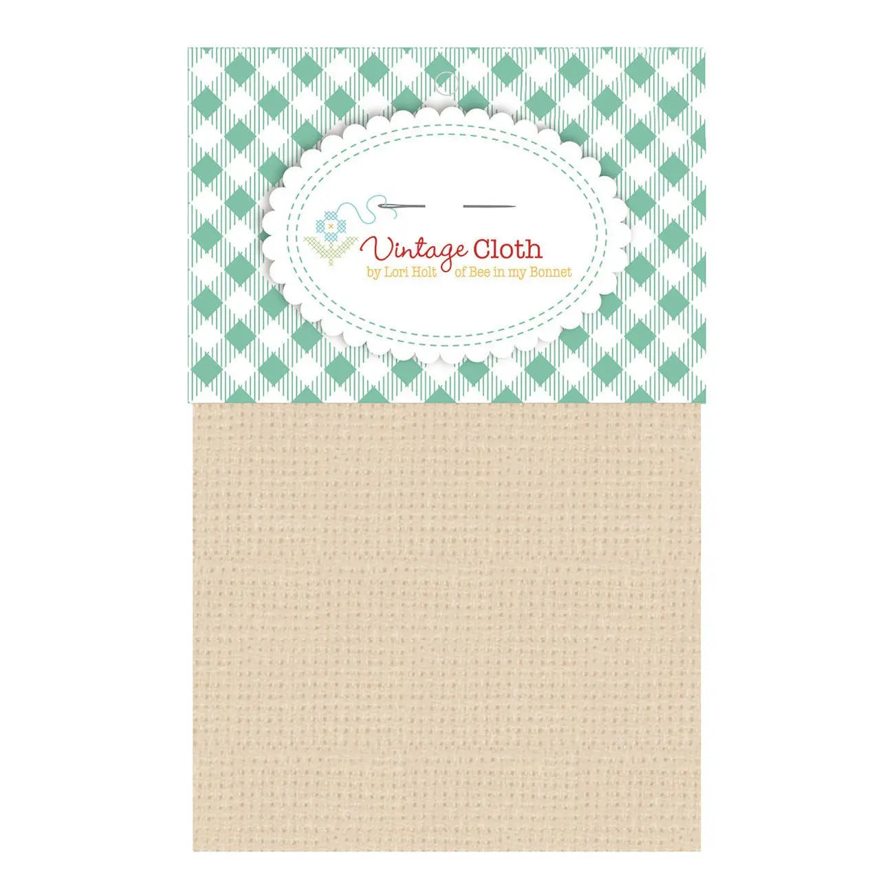 Lori Holt Vintage Cloth 17in x 17in Buttermilk - Linda's Electric Quilters