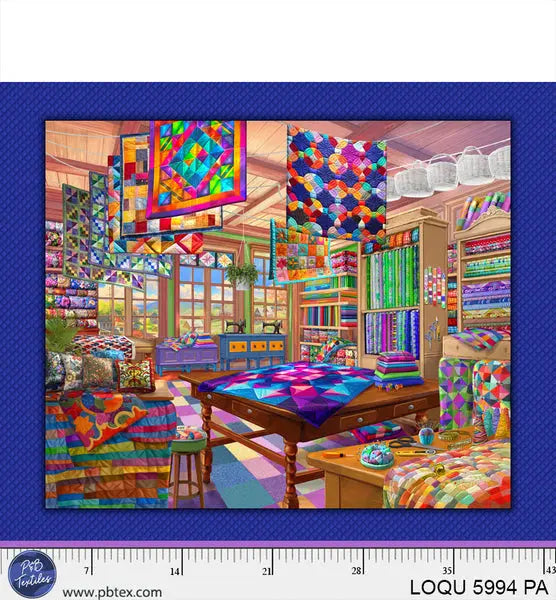 Love of Quilting - Panel P&B Textiles