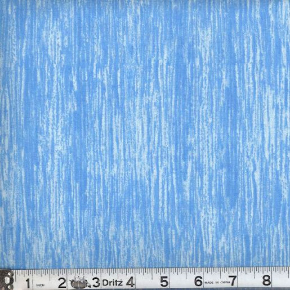 Lt Blue Color Wave 45" Wide Cotton Fabric Per Yard
