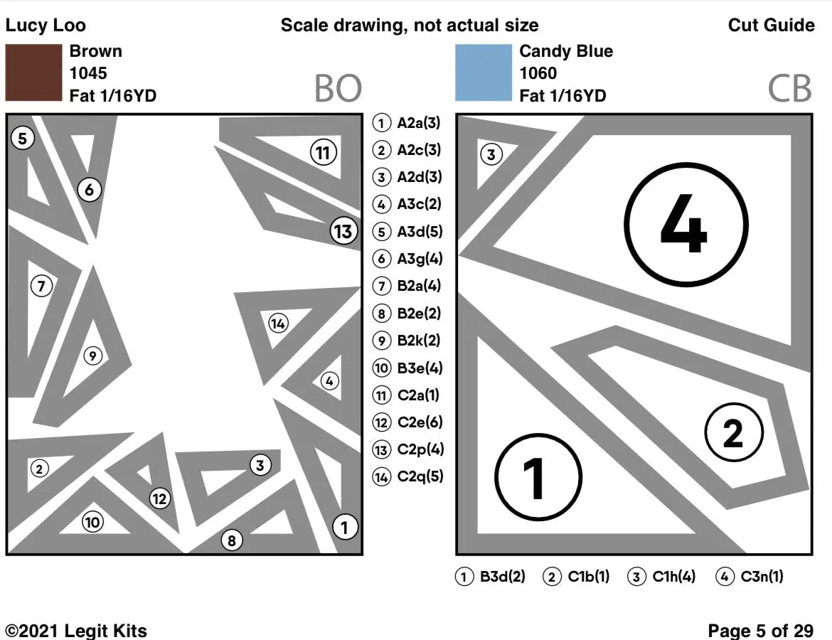 Lucy Loo Pattern Legit Kits
