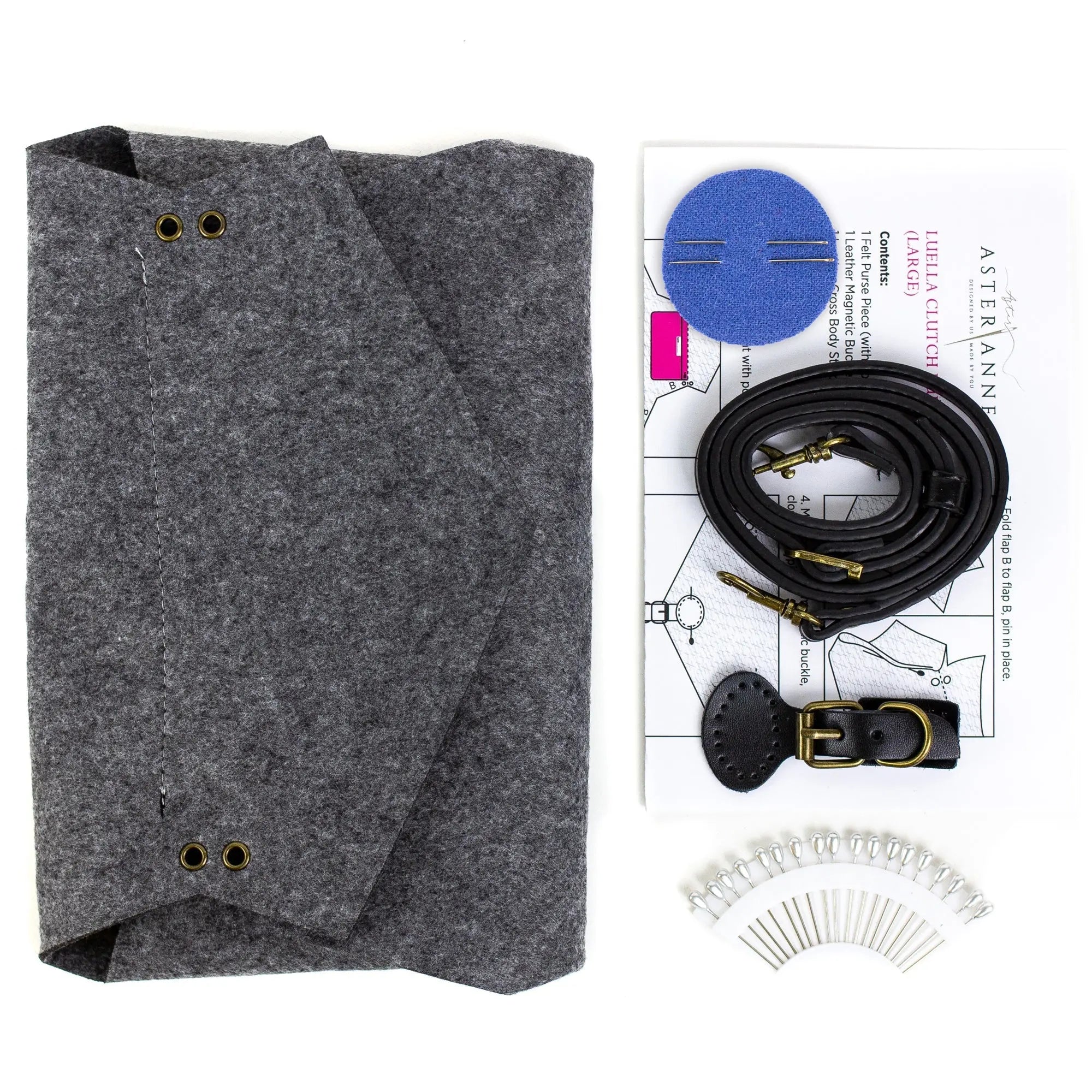 Luella Clutch Purse Kit - Large WonderFil USA