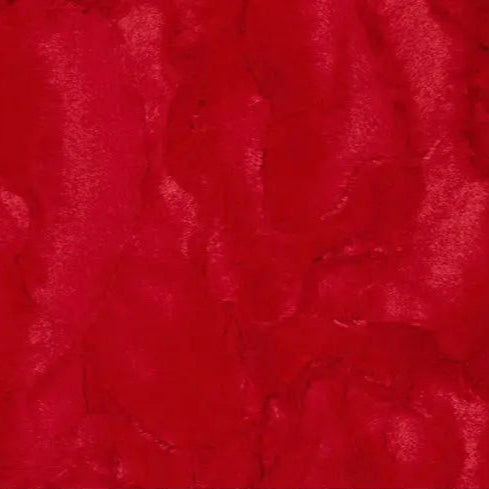 Luxe Cuddle Hide Cardinal Fabric per yard - Linda's Electric Quilters