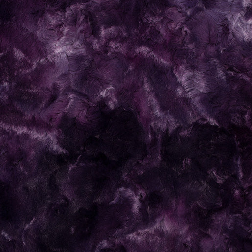 Plum Luxe Cuddle Galaxy 58/60" Fabric Per Yard
